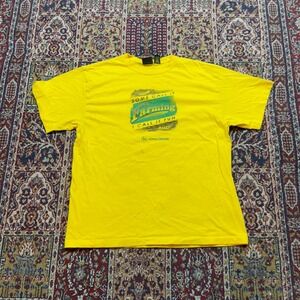 VTG 00s John Deere Mens Yellow Some Cal it Farming I Call It Fun T Shirt XL farm